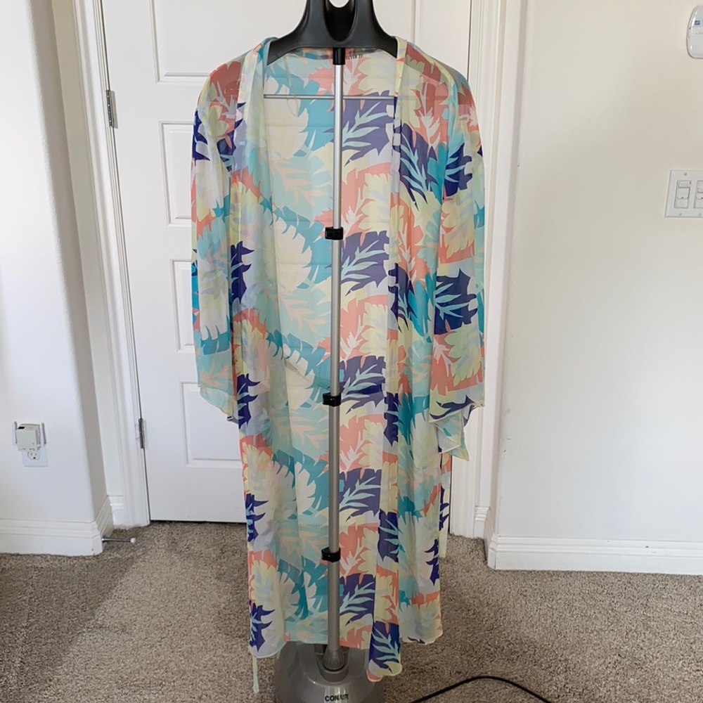 Forever 21 Floral Swim Coverup Size L